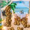 100 Pcs Palm Tree Leaves Balloons Coconut Balloons Set 10 Pcs Foil Green Coconut Tree Leaves 90 Pcs Brown Latex for Hawaii Luau Tropical Party Birthday Baby Shower
